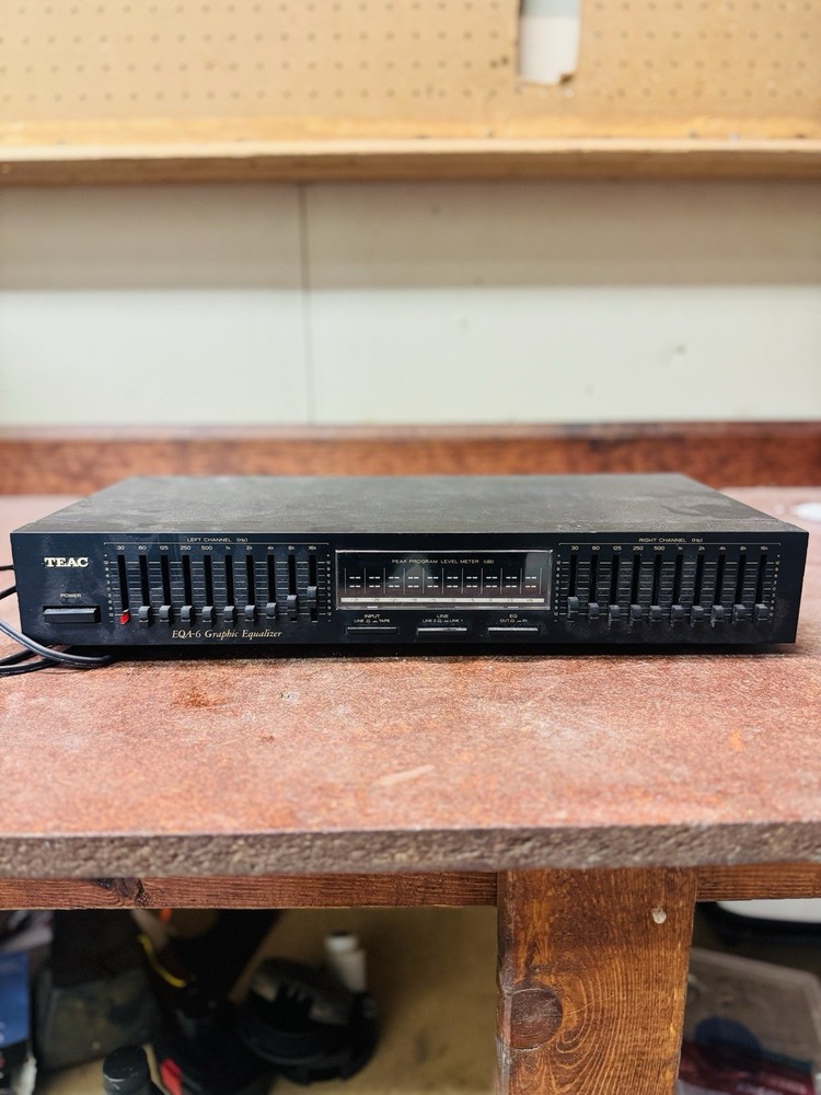 TEAC Vintage Graphic Equalizer | EQ Series | Powers On | Clean Face
