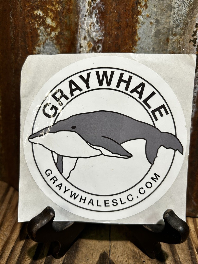 Graywhale SLC Record Store Sticker