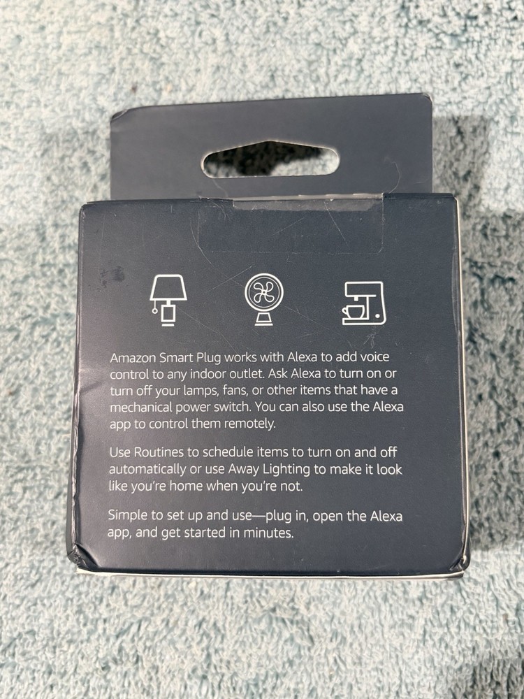 NIB Amazon Alexa Smart Plug — Wi-Fi Smart Home Device