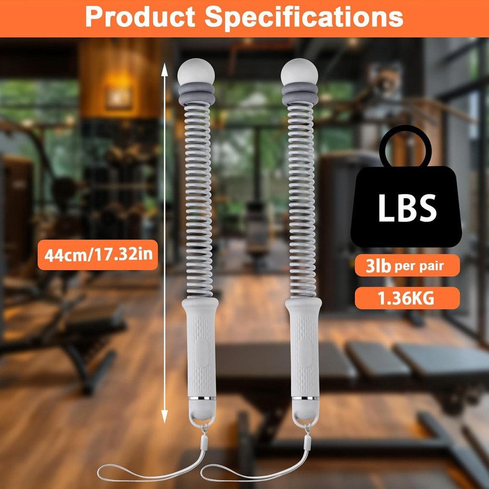 Ropeless Battle Ropes - Load-Adjustable, Slip-Resistant Design, Portable & Easy