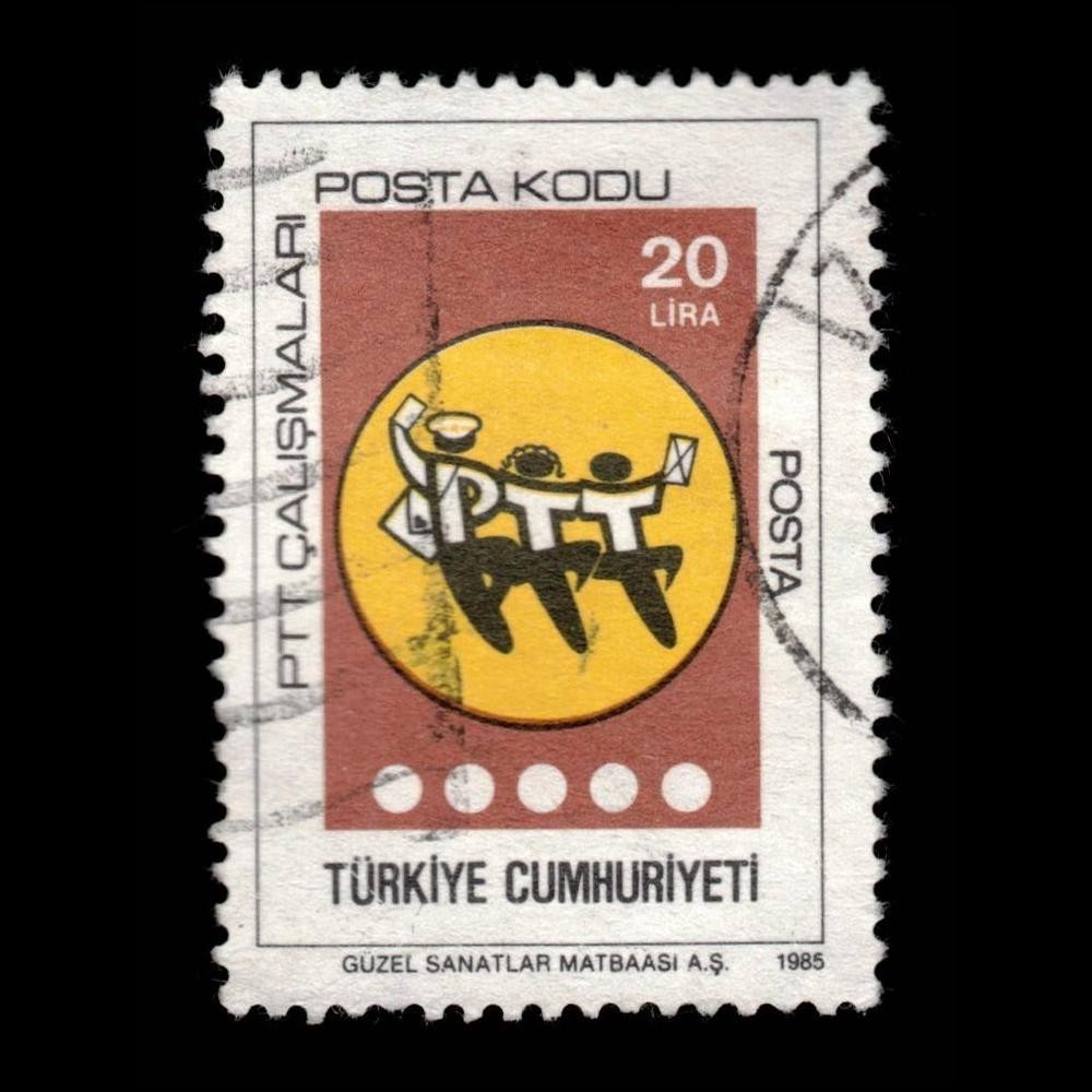 Turkey, Scott 2322, Postal Code, 1985, used, 113236