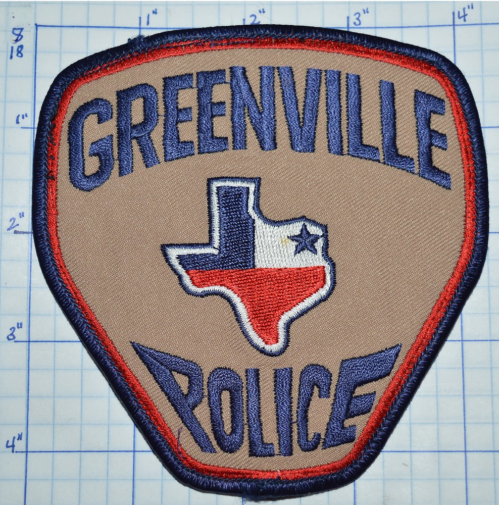 TEXAS, GREENVILLE POLICE DEPT PATCH