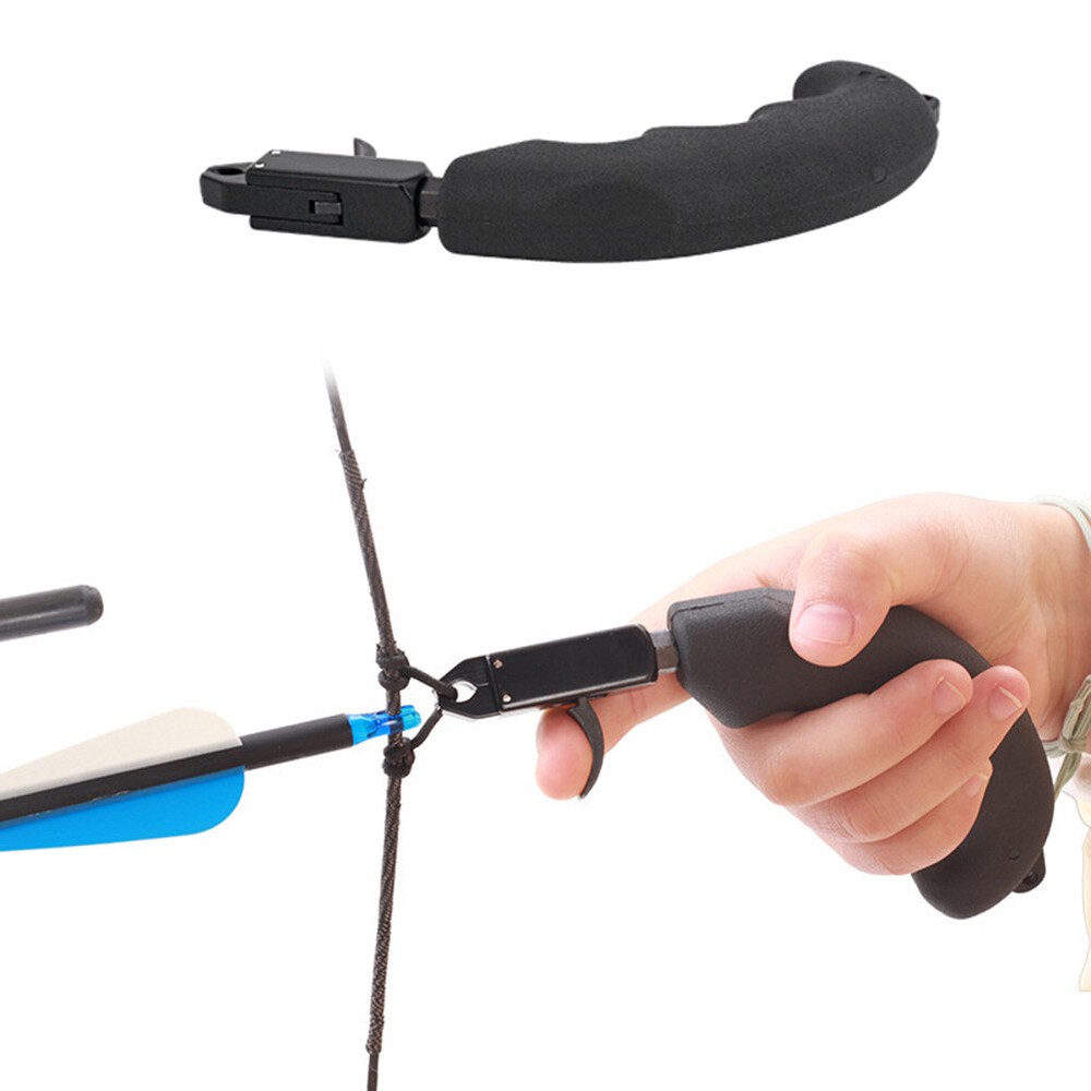 Handle Thumb Caliper 360 Degree Archery Release Aid Compound Bow Release Grip