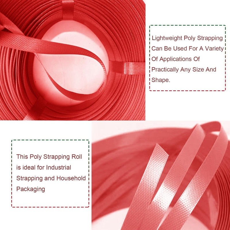 Heavy Duty Plastic Strapping Tool Kit Durable Packaging Boxes Pallets Supplies