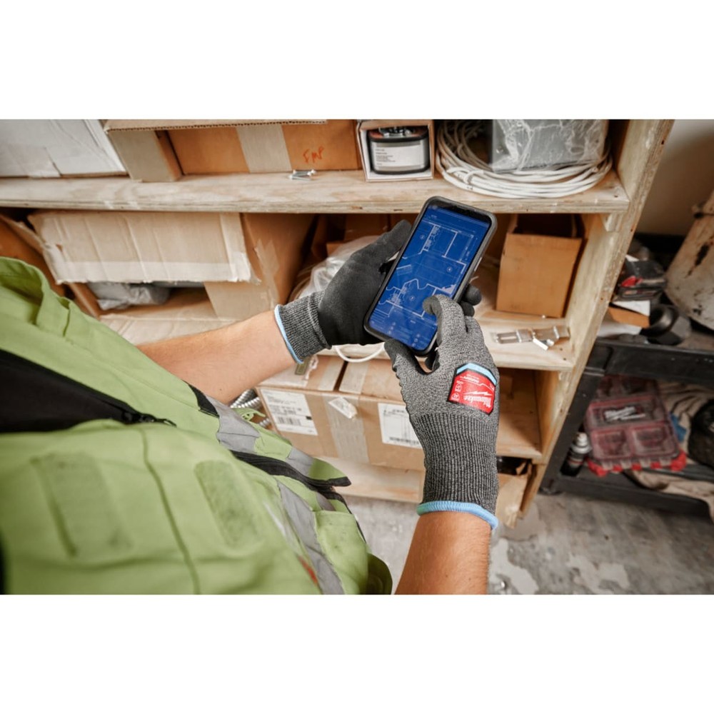 Milwaukee Tool 48-73-7121 Gloves M Medium Nitrile Cut Level 2 Elasticated