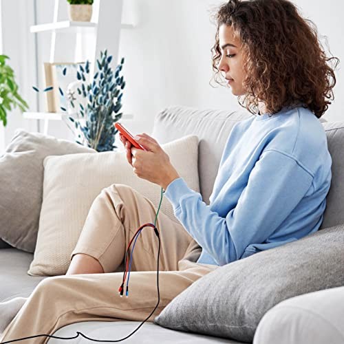 Multi Charging Cable, 10ft 2Pack Multi Charger Cable Braided 4 Black 2Pack-10ft