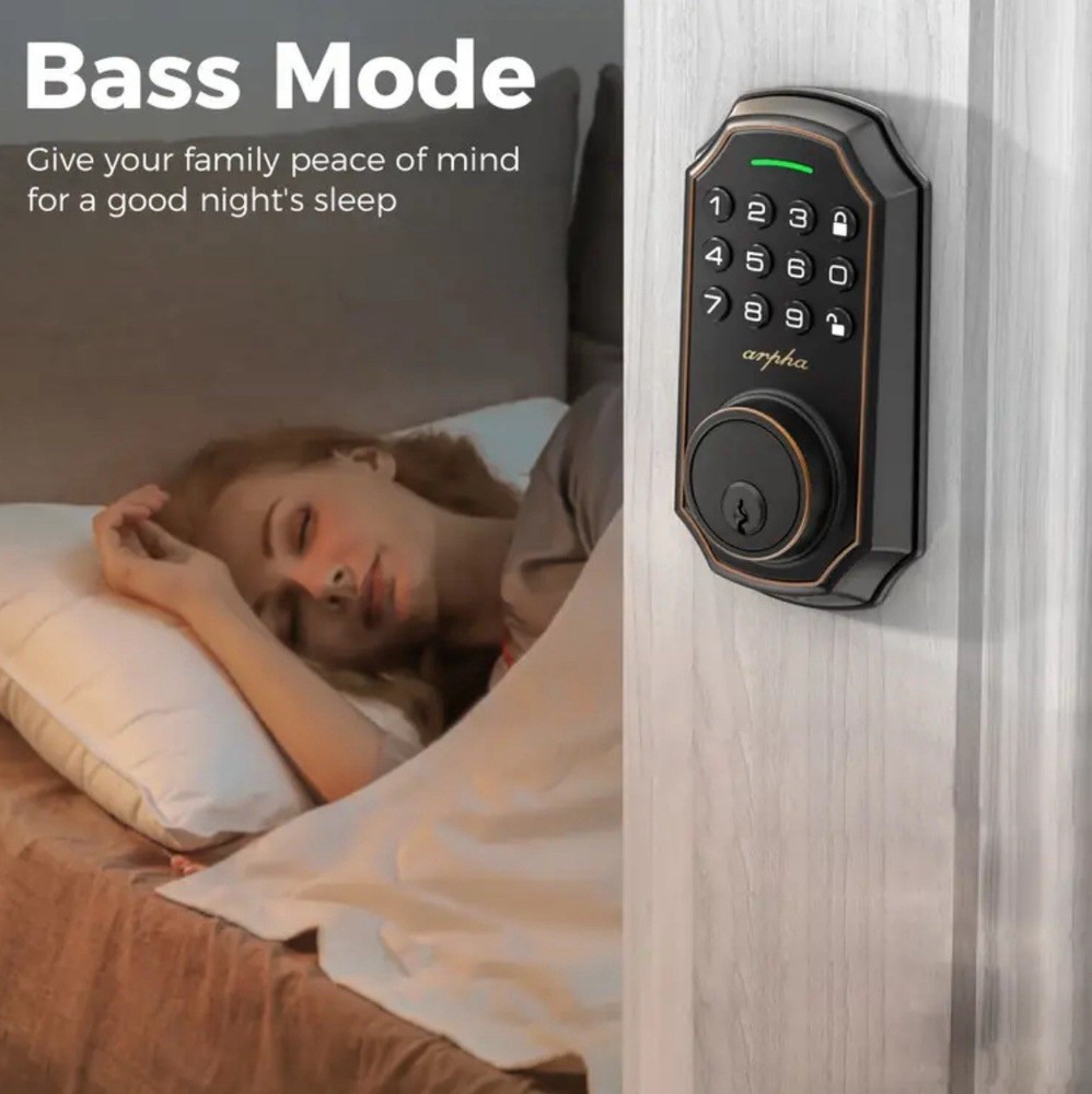 Arpha Smart Keyless Entry Door Lock - 100 Code Anti-Peek Combination