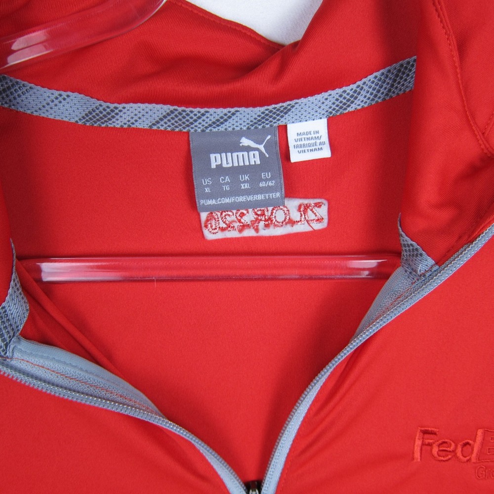 Puma Pullover Red Jacket XL Polyester Longsleeve