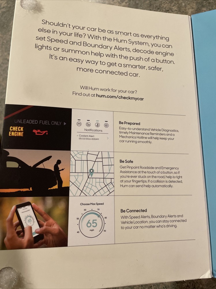 Hum by Verizon Vehicle Tracking and Diagnostic System