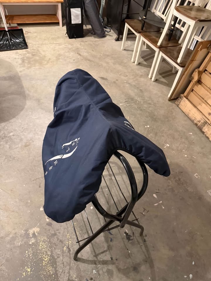 Antarès Evolution-D Custom Jump Saddle – Buffalo Leather – Excellent Condition