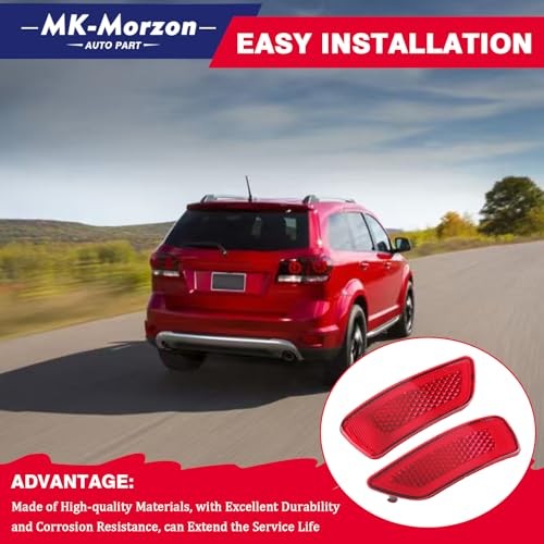 Rear Bumper Reflector Light Lamp Compatible with J-eep 2011-2017 Compass 2011