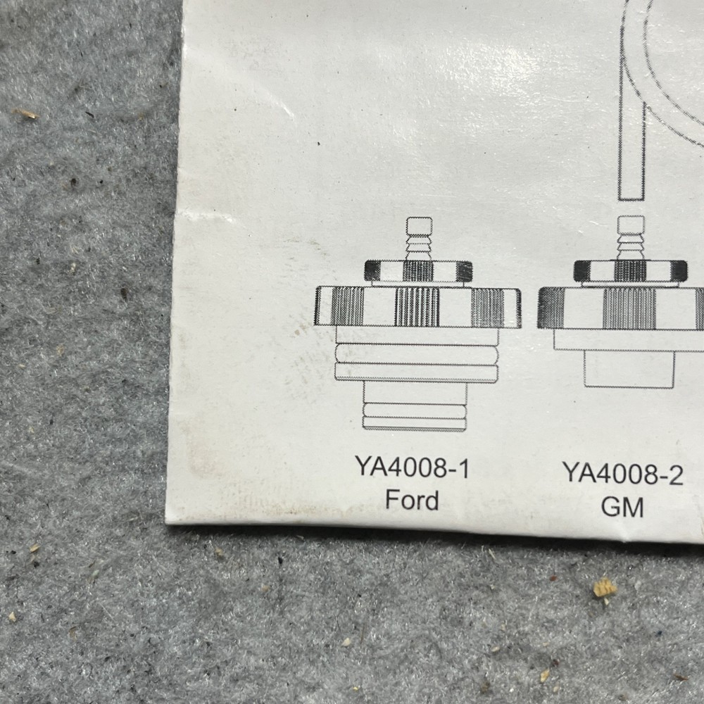 Ford Power Steering Bleed Adapter Blue Point YA4008-1