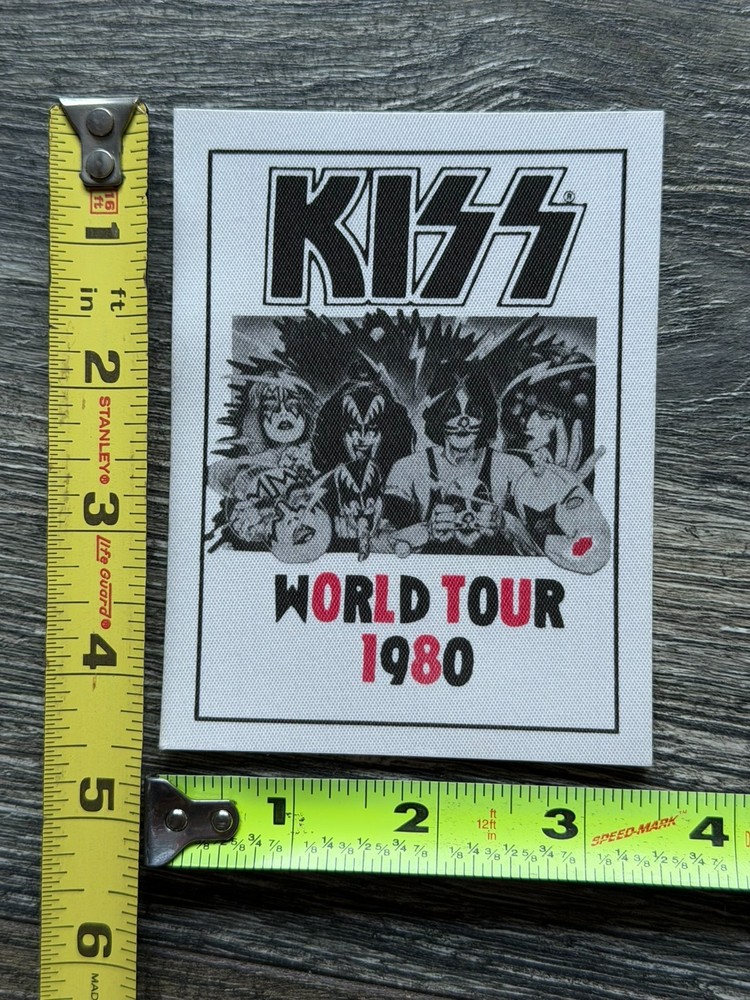 KISS Pass Satin Unmasked Concert Tour 1980 Vintage Kiss Aucoin Memorabilia