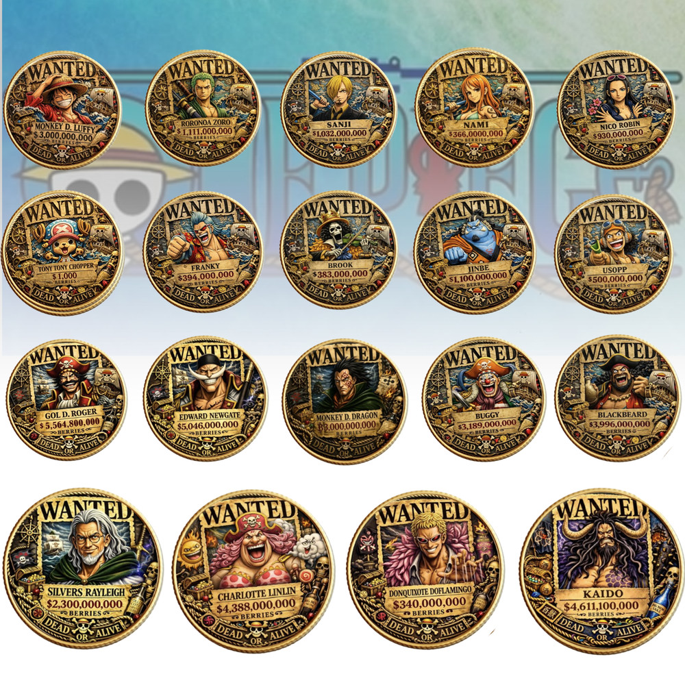 One Piece Challenge Coin - One Piece Commemorative Fan Gift