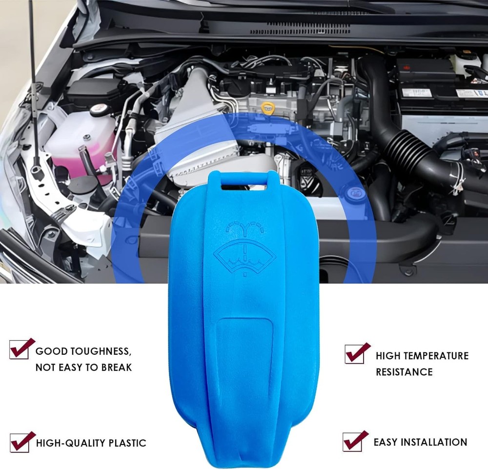 Front Windshield Washer Fluid Reservoir Cap Compatible with Audi A4 B9 A5 2017-2