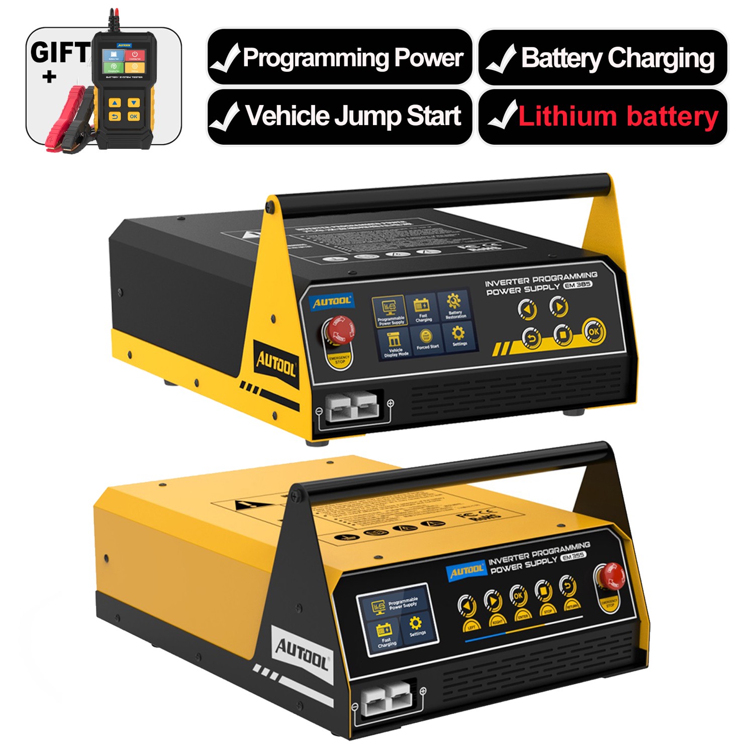 Car ECU Reprogramming Power Supply Fast Battery Charger Jump Starter Restoration