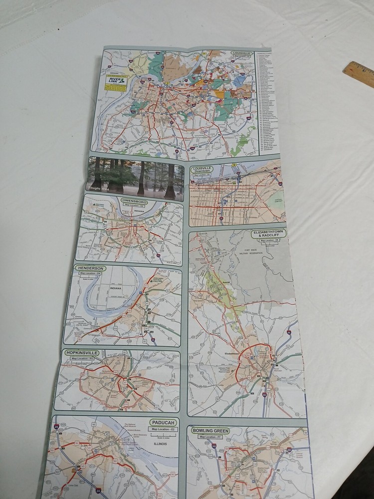 Kentucky Highway Map 2020 Through 2021