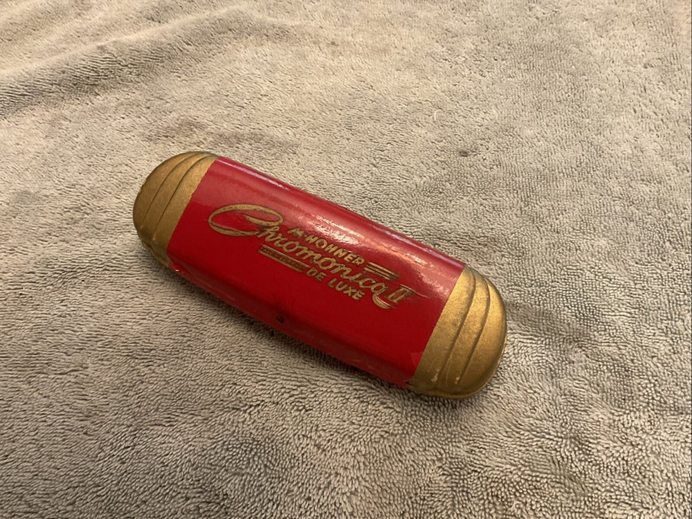 M Hohner Chromonica II Deluxe Harmonica Key C + Orig Box