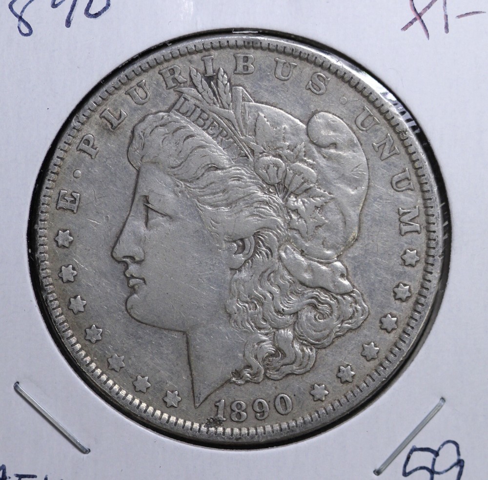 1890 Silver Morgan Dollar XF B033
