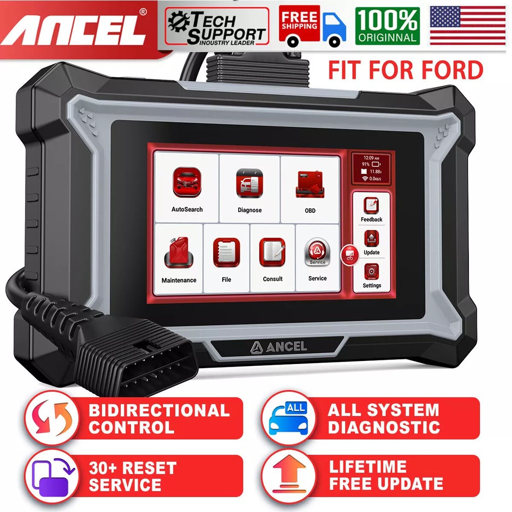 Fits for Ford Lincoln Mercury Bidirectional OBD2 Scanner Diagnostic ECU Coding