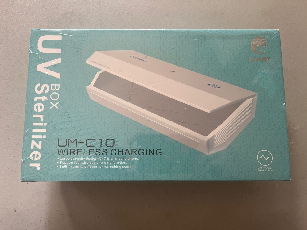 Uv Sterilizer Box With Wireless Charging/aroma Diffuser New In Package