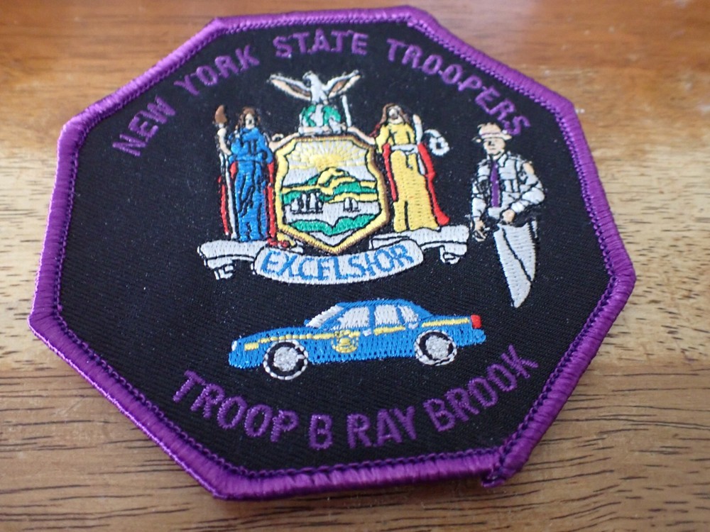 NEW YORK STATE TROOP D RAYBROOK PATCH PATCH