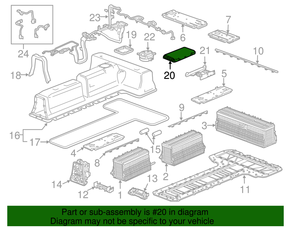 Genuine GM Control Module 24296900