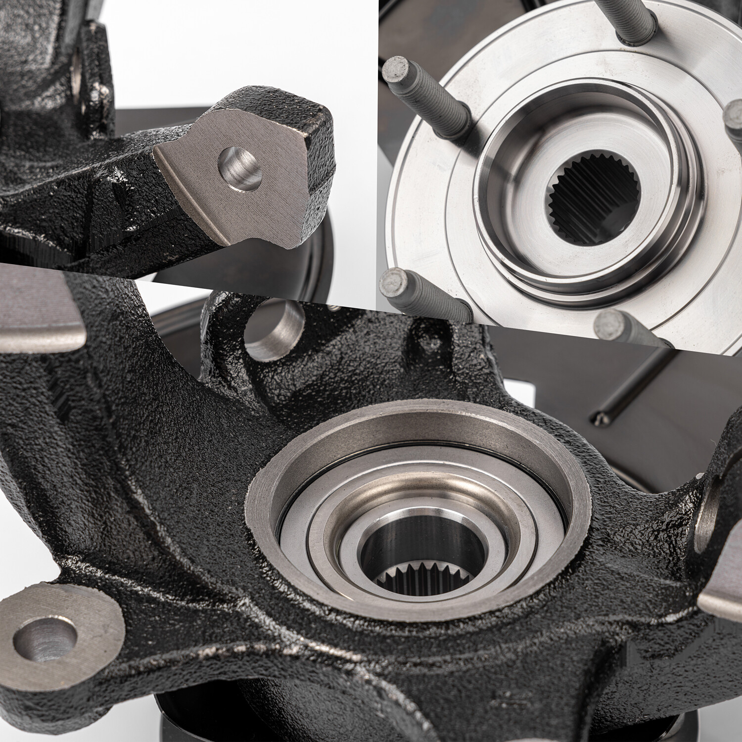 Front Knuckle & Wheel Hubs Bearing Assembly for 05-22 Ford Escape Mazda Tribute