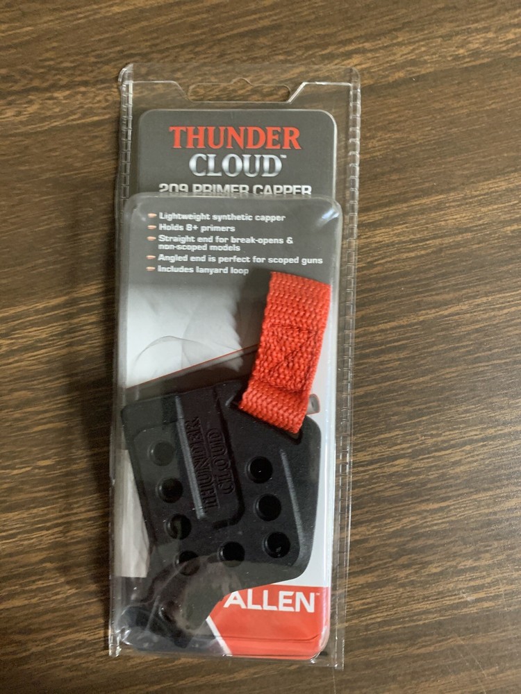 Thunder Cloud 209 Muzzle loader Primer Capper by Allen, holds 8+ Primers