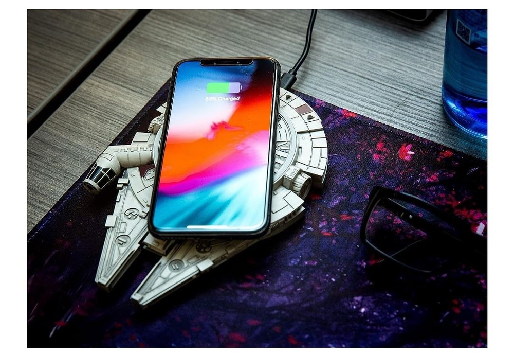 Star Wars Millenium Falcon Wireless Charging Pad - New!