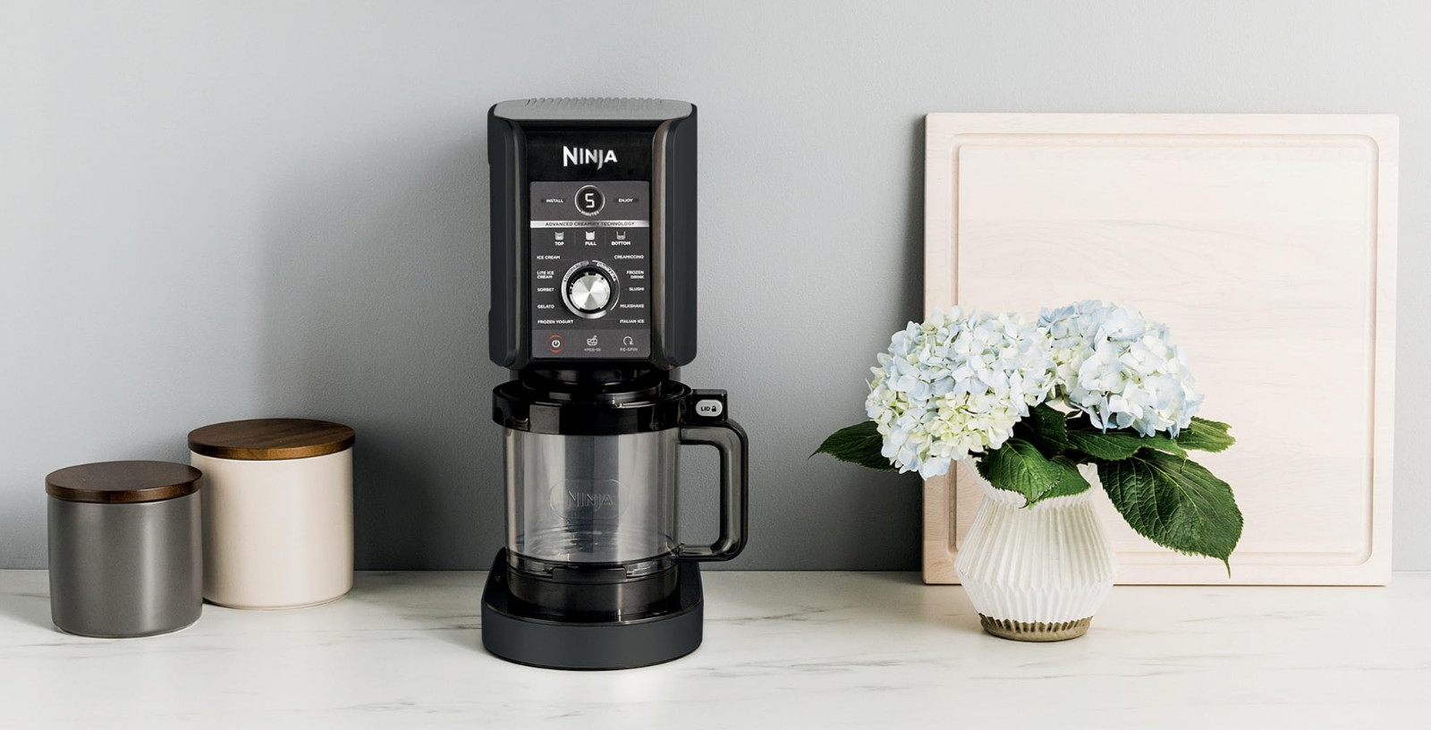 Ninja Creami Deluxe 11-in-1 Ice Cream and Frozen Drink Maker - BLACK/GRAY