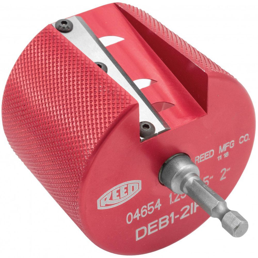 Reed Tool Drill Powered Plastic Pipe Deburring Tool 1-1/4", 1-1/2" and 2"