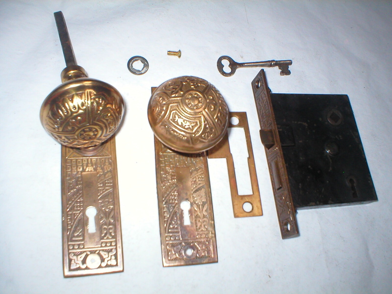 Antique Victorian Era Door Hardware