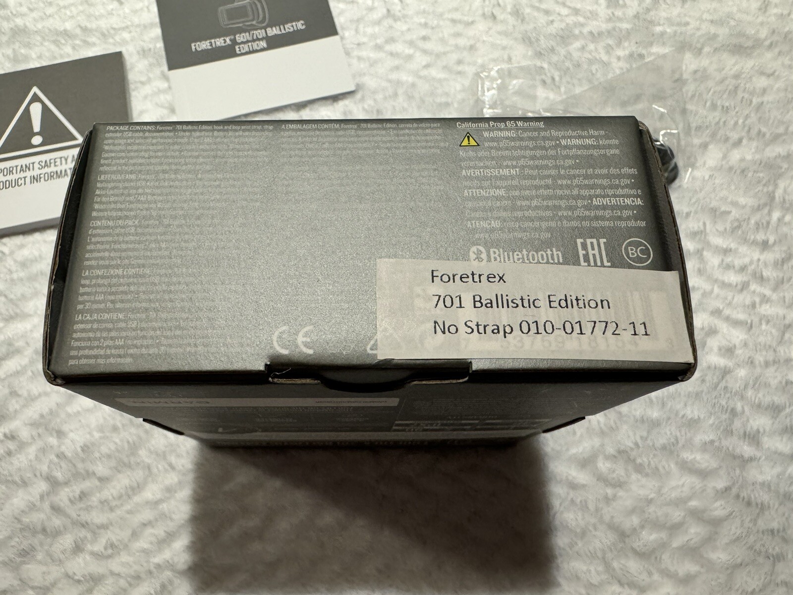 Garmin Foretrex 701 Ballistic Edition GPS No Batteries Or Wrist Band