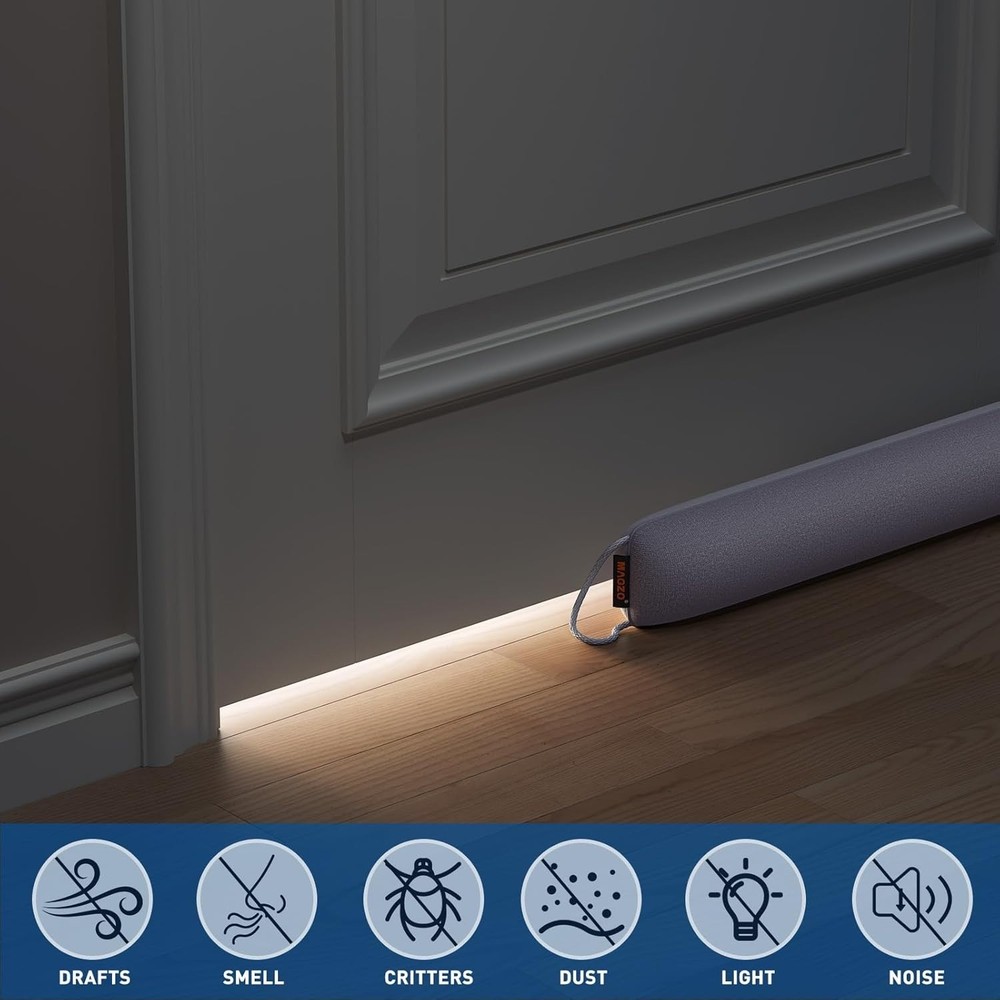 Sound Insulating 36 Inch Draft Blocker - Effective -Round Protection