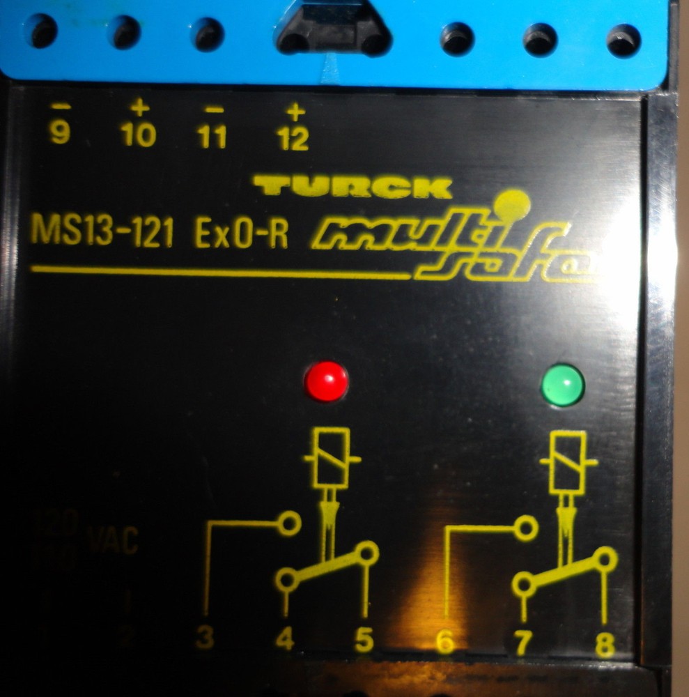 TURCK MS13-121 ExO-R MULTI SAFE RELAY MODULE MS13121ExOR NEW