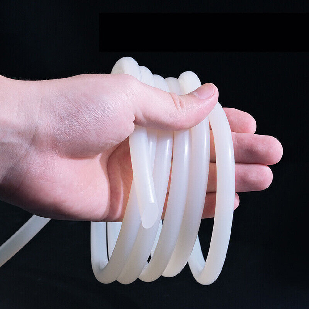 Silicone Solid Rubber Sealing Strip Round Bar Rods Ø1-30mm High Temp Waterproof