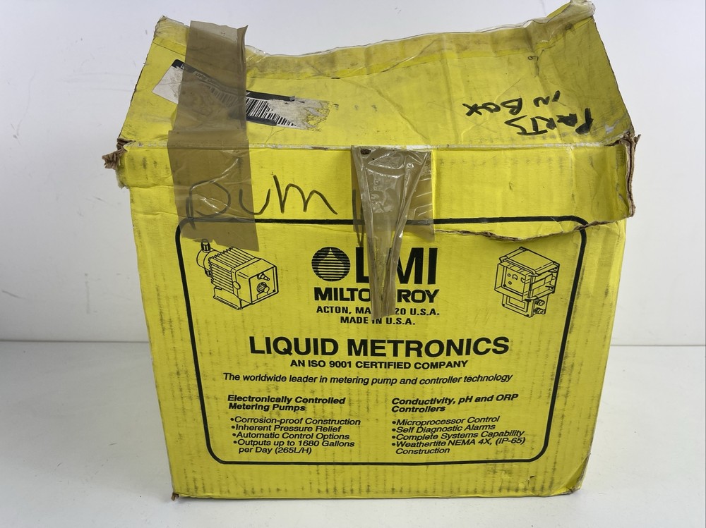 LMI MILTON ROY ELECTROMAGNETIC DOSING PUMP AA151-85HV