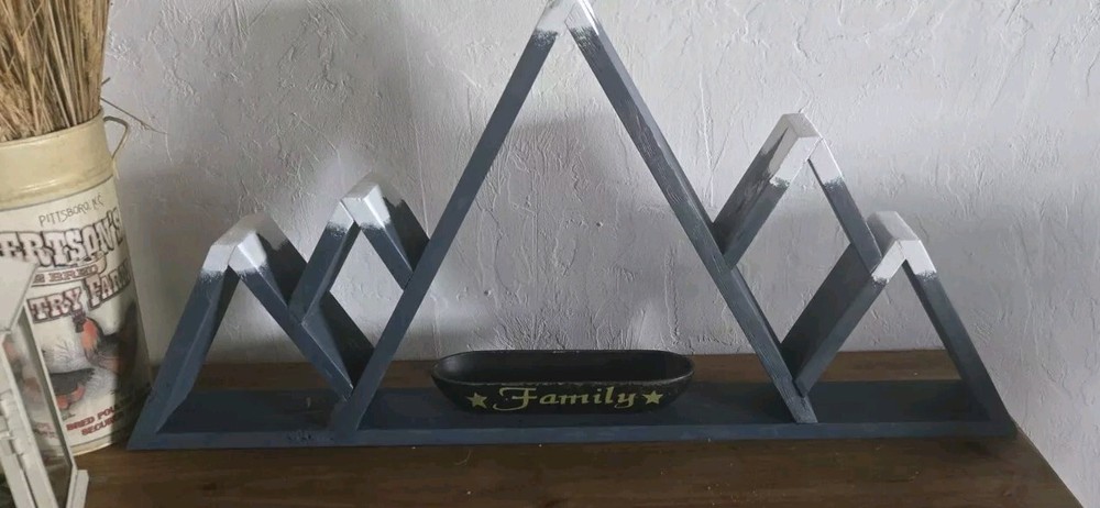 Decorative Shelf - Winter Mountains
