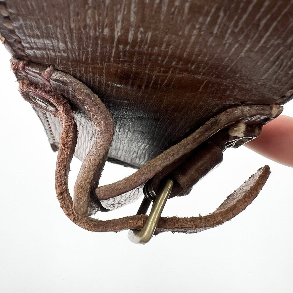 Genuine WW1 Pattern 1914 Leather Frog & Tab WD Marked