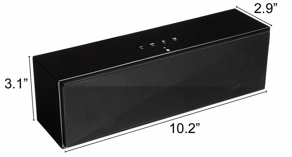 AmazonBasics Portable Rechargeable Bluetooth Wireless Loud Audio Speaker System