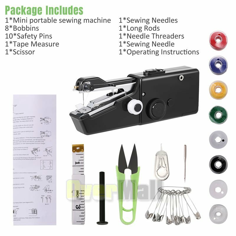 Handheld Sewing Machine, Mini Portable Electric Sewing Machine for Beginners DIY