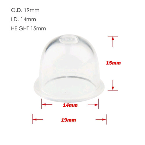 20XClear Fuel Pump Bulbs for Small Engine Weed Eater Chainsaw Blower Replacement