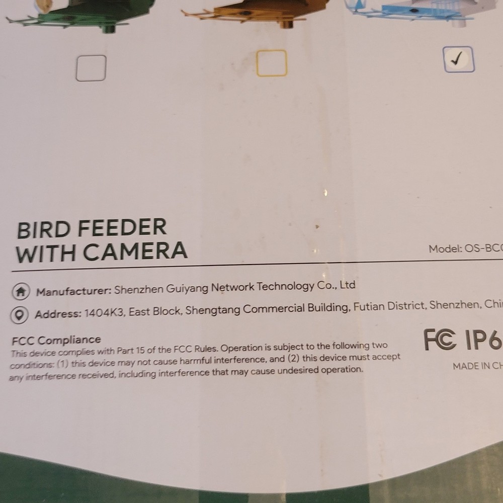 Birds Feeder With Smart Camera AI Identify Auto Capture Bird Motion Detection