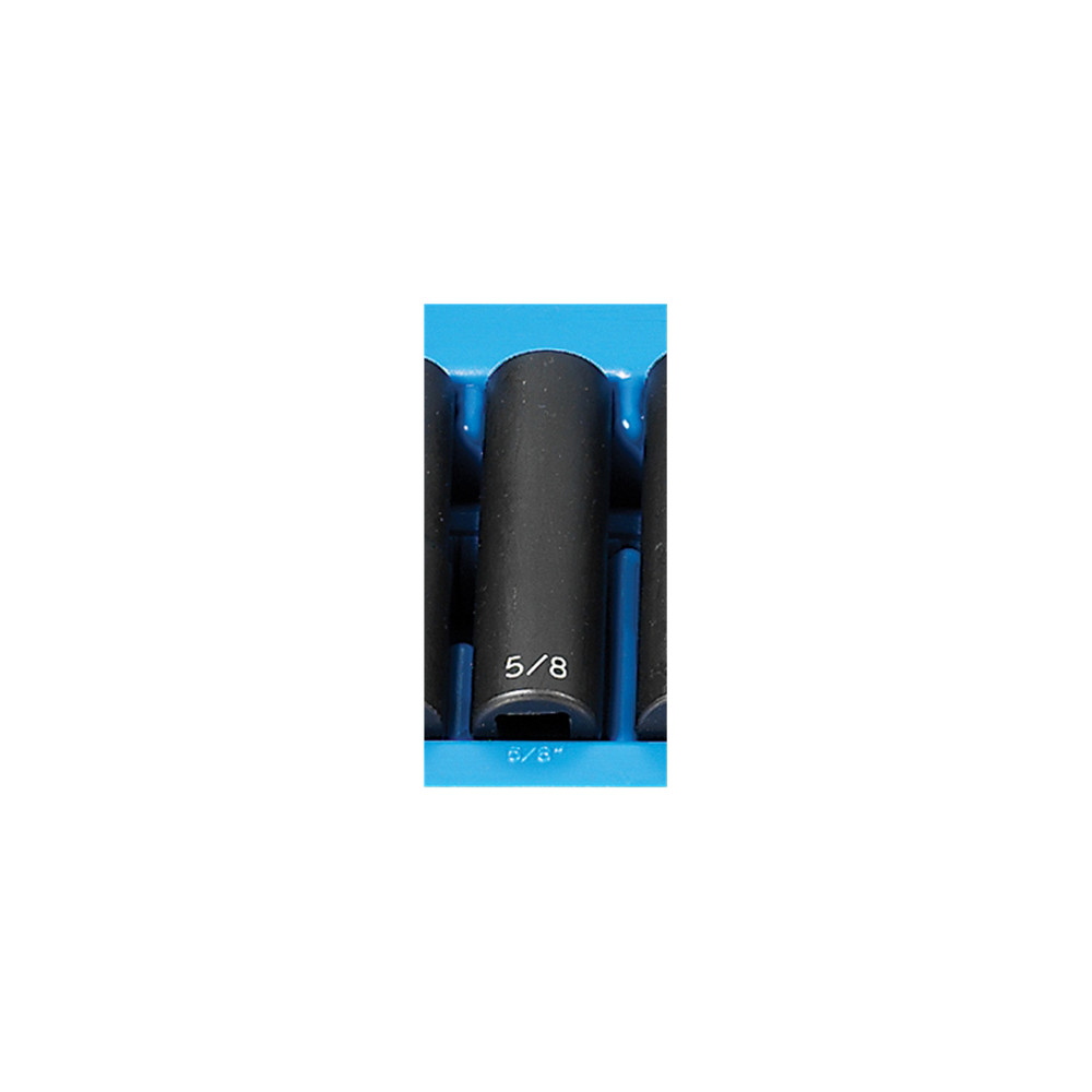 Grey Pneumatic 1/2" Drive x 5/8" Deep - 12 Point Socket
