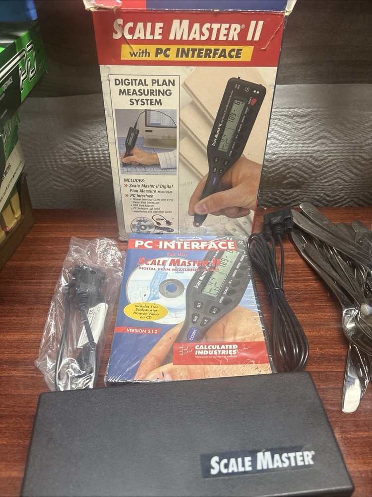 Scale Master II Digital Plan Measuring System With PC interface & Cable #6325