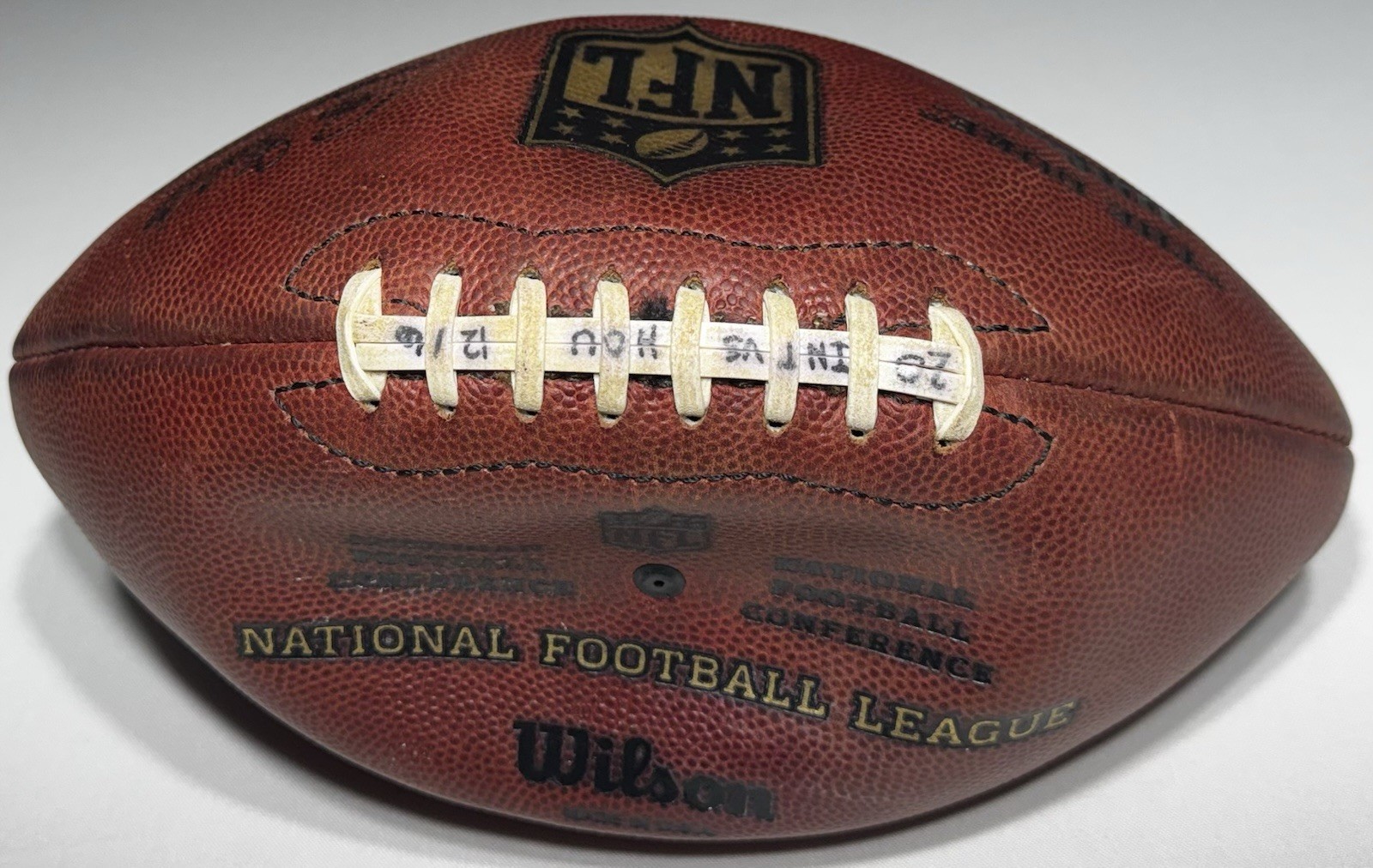 Jaguars Anthony Smith Game Used Career INT #6 12/6/2009 vs Houston Texans