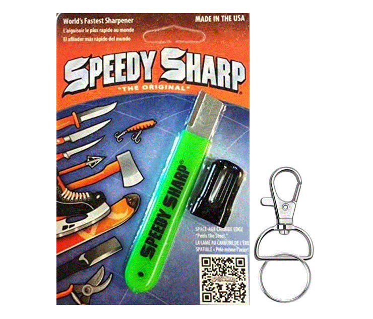 "The Original" Speedy Sharp Carbide Sharpener,  Hook Ring included!