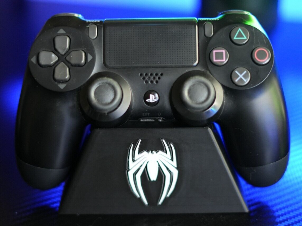 PlayStation 5 Controller STAND Black White spider PS3 PS4 compatible 3d Print