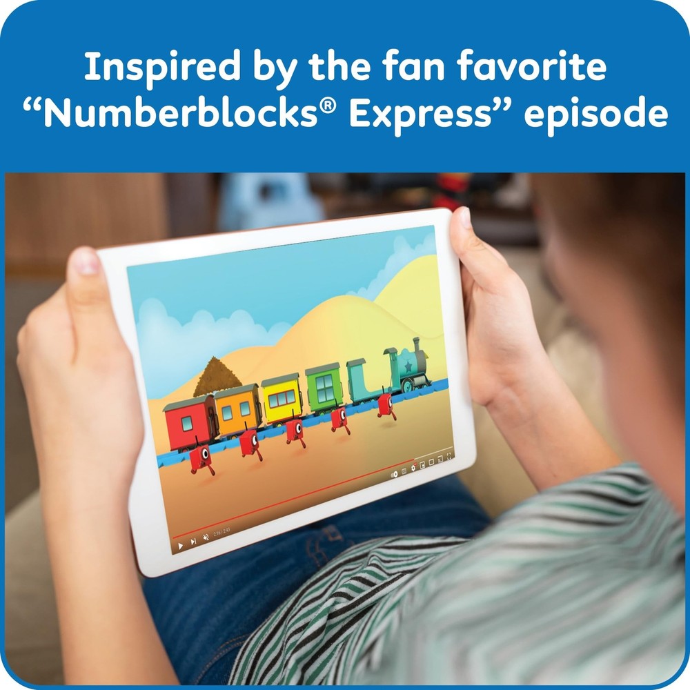 hand2mind Numberblocks Express Train MathLink Cubes Activity Set, Preschool L...